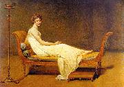 Jacques-Louis  David Portrait of Madame Recamier oil painting reproduction
